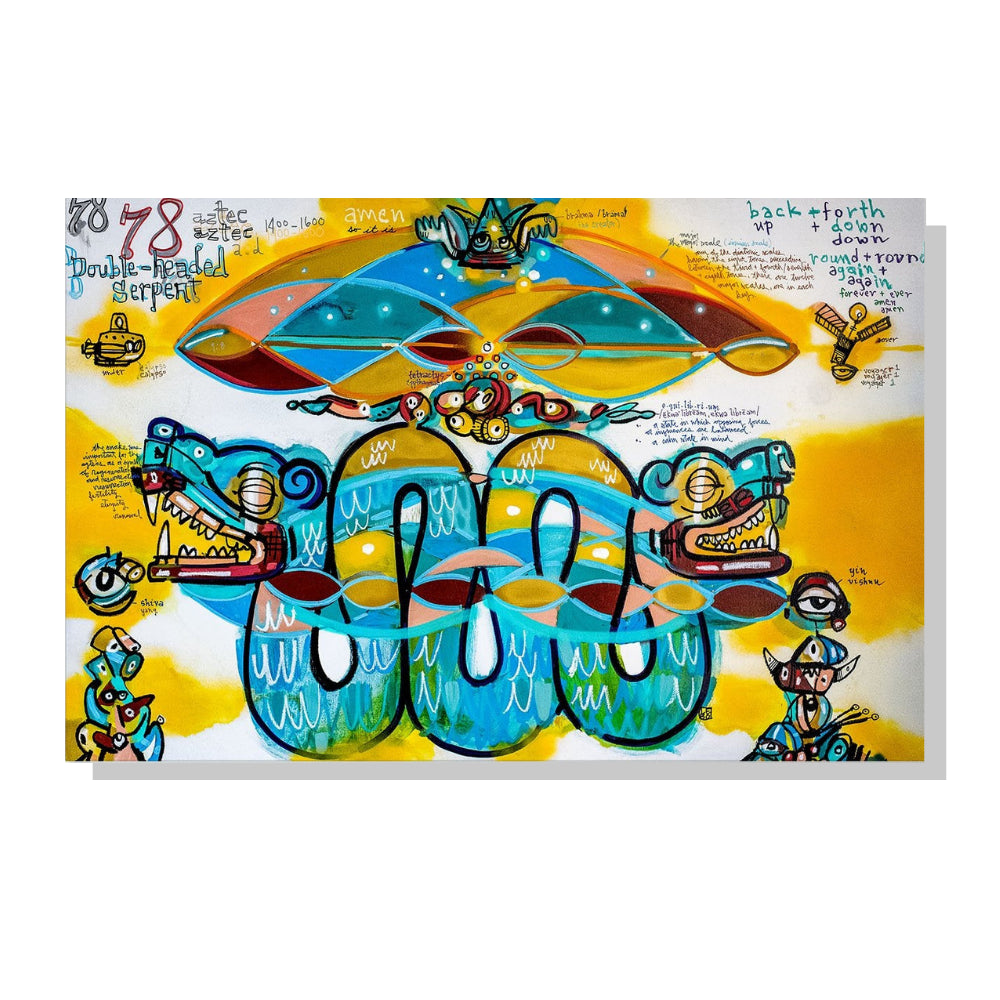 Back and Forth, Up and Down - Lebo Steel Mineral Print